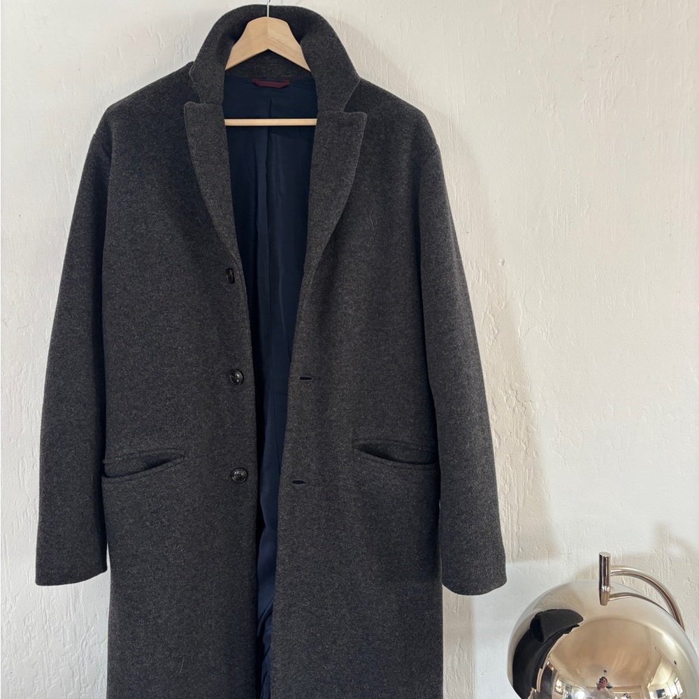 Bonobos Wool Charcoal Overcoat